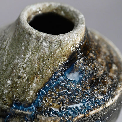 Encrusted Yohen Vase, 2025 ー土井 雅文 “窯変花器”