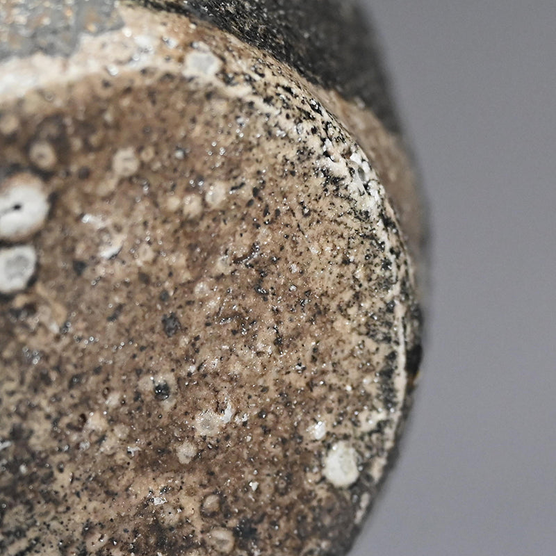 Encrusted Yohen Vase, 2025 ー土井 雅文 “窯変花器”