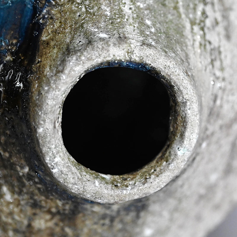 Encrusted Yohen Vase, 2025 ー土井 雅文 “窯変花器”