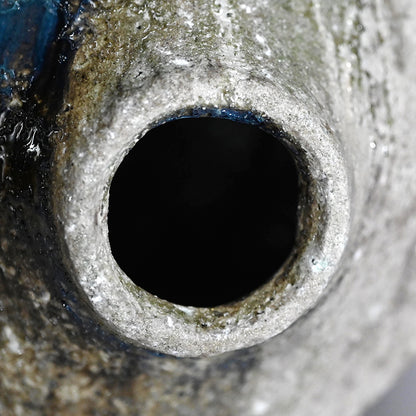 Encrusted Yohen Vase, 2025 ー土井 雅文 “窯変花器”