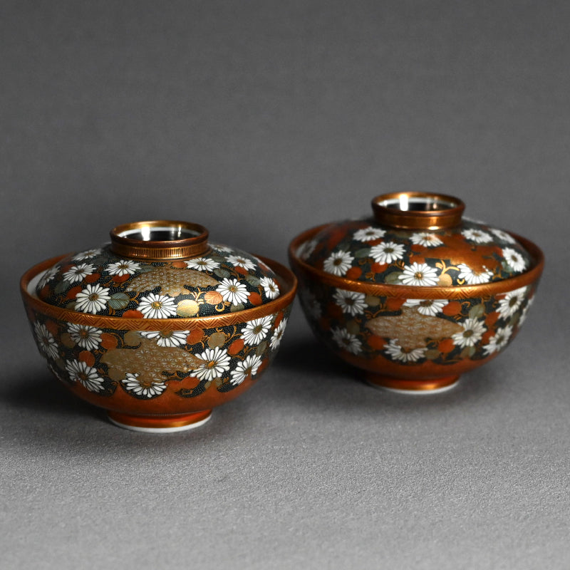 絶品明治p.九谷焼 鉢セット