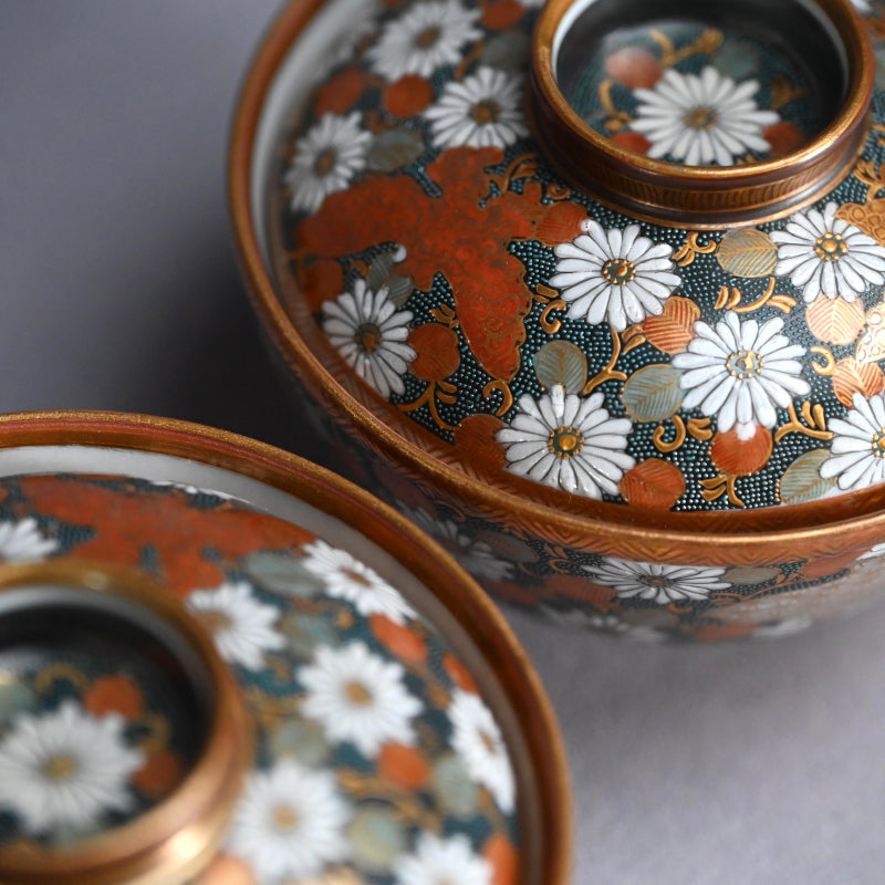 絶品明治p.九谷焼 鉢セット