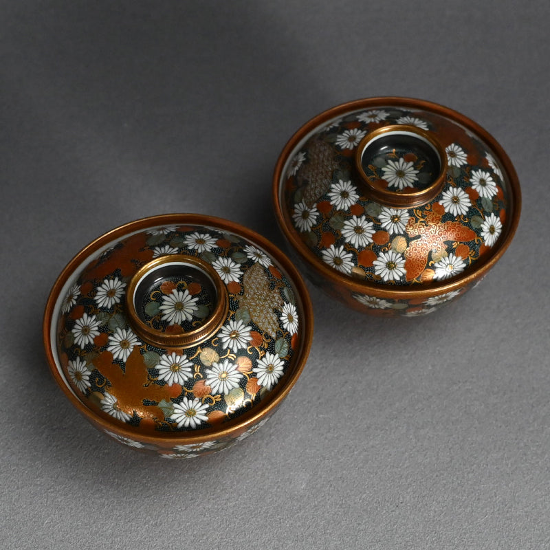 絶品明治p.九谷焼 鉢セット