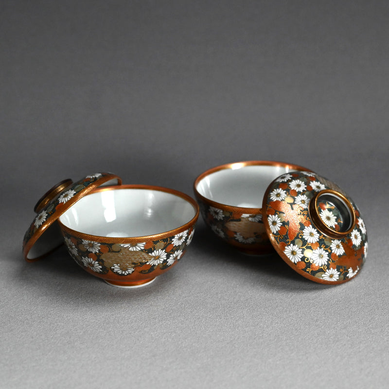 絶品明治p.九谷焼 鉢セット