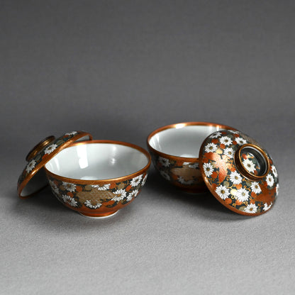 絶品明治p.九谷焼 鉢セット