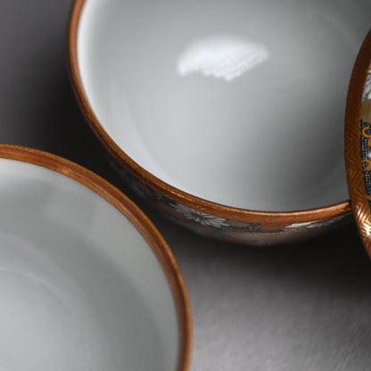 絶品明治p.九谷焼 鉢セット