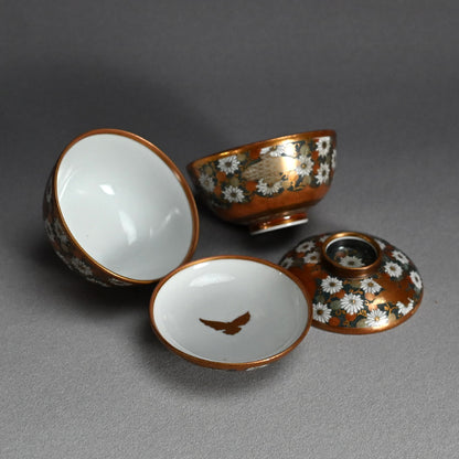 絶品明治p.九谷焼 鉢セット