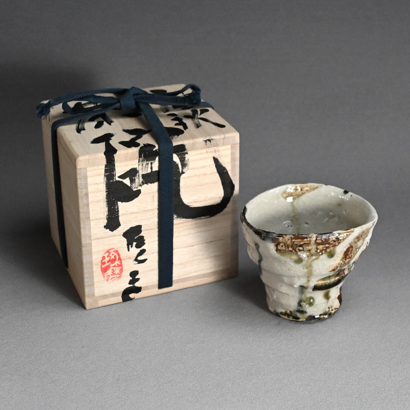 Huge Shochu Nomi Sake Cup ー村越 琢磨 "春秋茶碗"