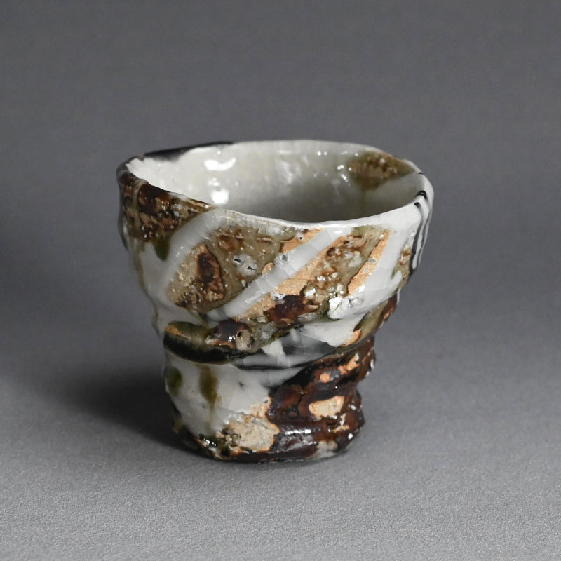 Huge Shochu Nomi Sake Cup ー村越 琢磨 "春秋茶碗"