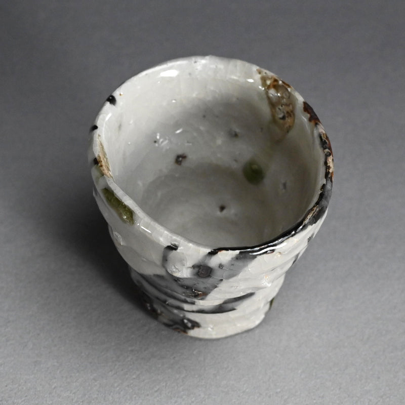 Huge Shochu Nomi Sake Cup ー村越 琢磨 "春秋茶碗"