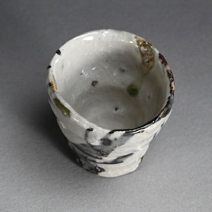 Huge Shochu Nomi Sake Cup ー村越 琢磨 "春秋茶碗"