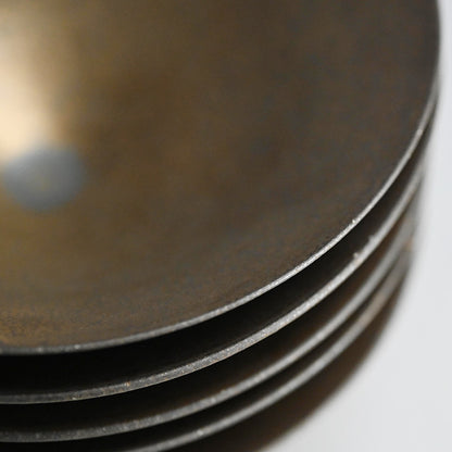 Exquisite 5 pc. Fugen Gold Bowl Set ー松下 広樹 “普賢ゴールド浅鉢揃”
