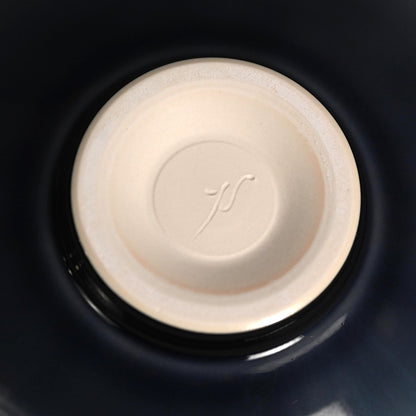 Exquisite Fluted Serving Bowl ー永草 陽平 “流彩磁鉢”