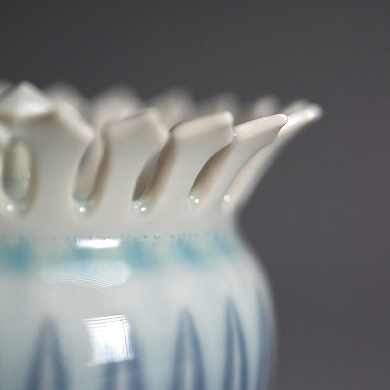 Chaki Maccha Tea Container ー永草 陽平 “流彩磁盒子”