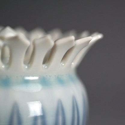 Chaki Maccha Tea Container ー永草 陽平 “流彩磁盒子”