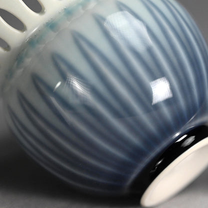 Chaki Maccha Tea Container ー永草 陽平 “流彩磁盒子”