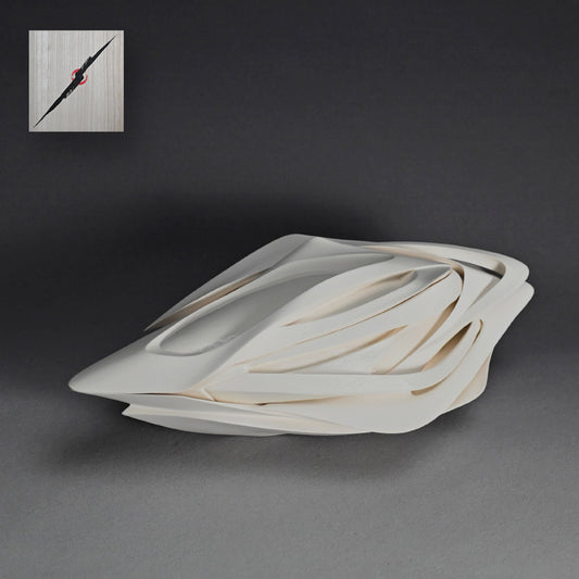 Masterpiece Sculpted Porcelain Container ー松村 淳 “Necrosis T.scripta”