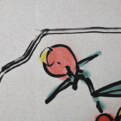 Colorful Ceramic Plate Study Scroll, Sara no Keshiki ー重森 陽子 "皿ノ景色"