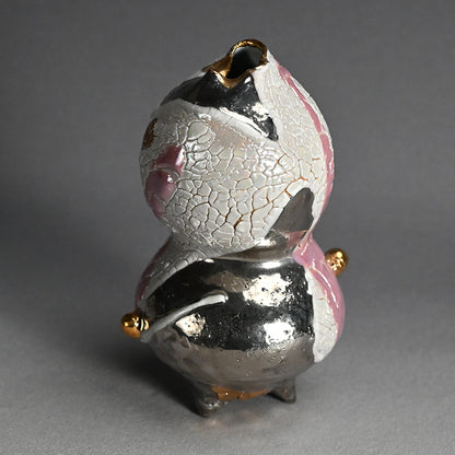 Joyful Contemporary Ceramic Flower Vase ー市川 透 “花器 悦”