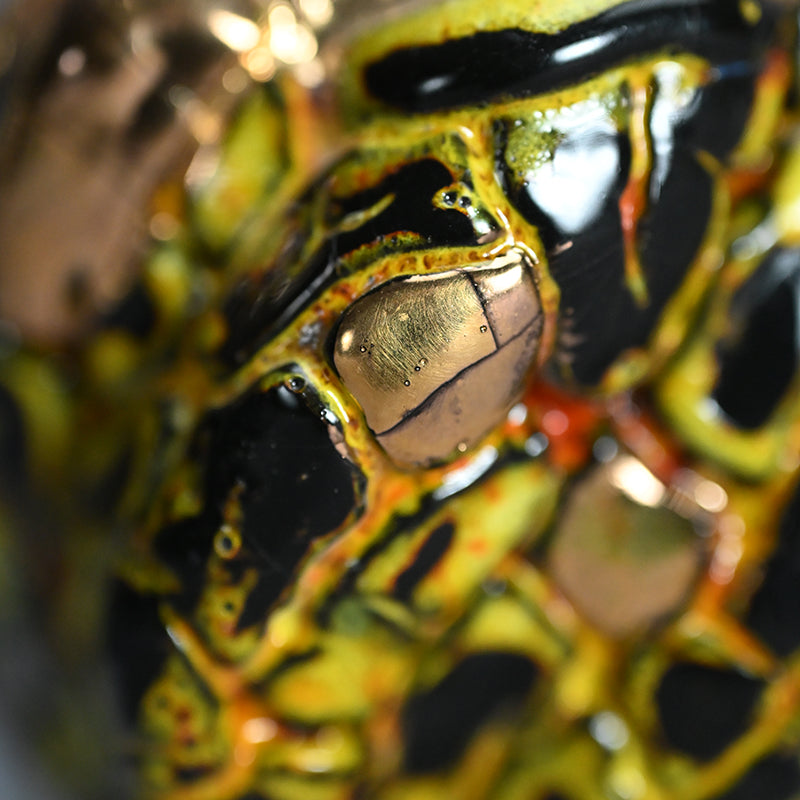 Ma-o Shuki Sake Set ー市川 透 “「魔王」 酒器片口２点セット”