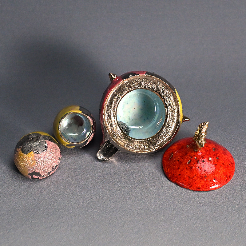 Vibrant Sencha Tea Set ー市川 透 “人生は美しい 宝瓶３点セット”