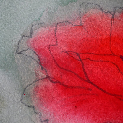 Red Poppies, Framed Work ー野村 耕