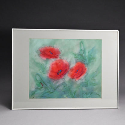Red Poppies, Framed Work ー野村 耕