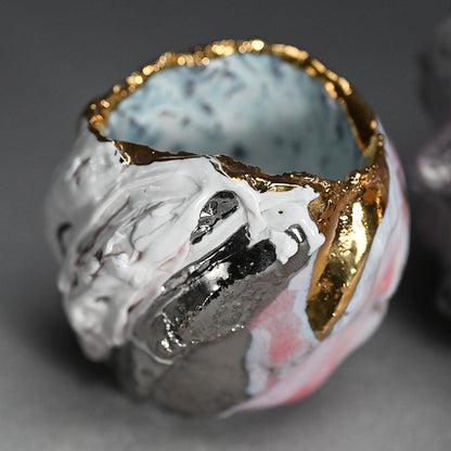 Delightful Colorful Sake Set ー市川 透 “悦 酒器片口２点セット”