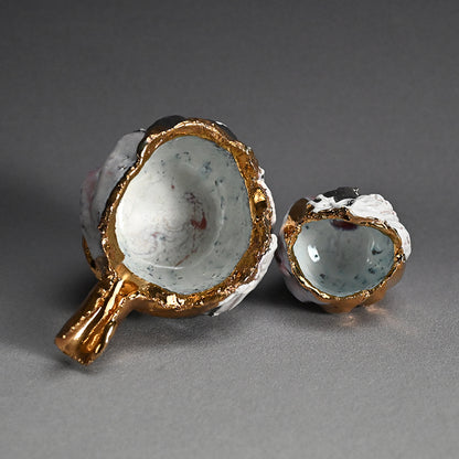 Delightful Colorful Sake Set ー市川 透 “悦 酒器片口２点セット”