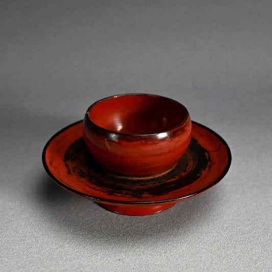 Muromachi period Negoro Lacquer Tenmoku Dai