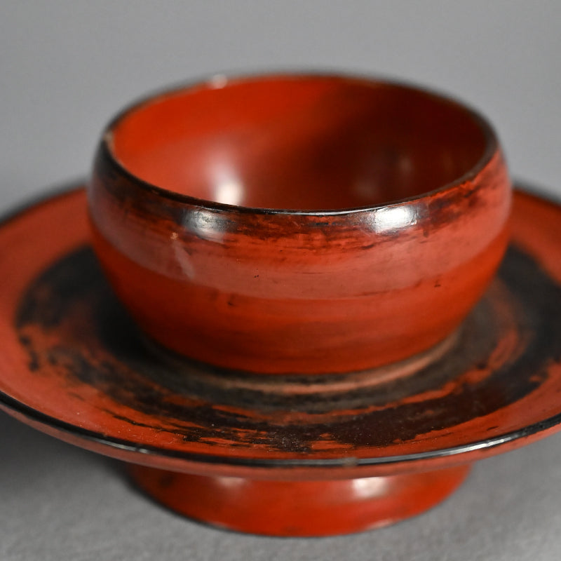 Muromachi period Negoro Lacquer Tenmoku Dai
