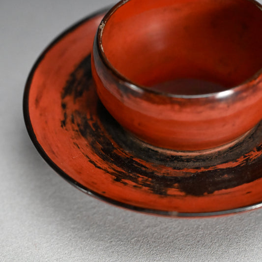 Muromachi period Negoro Lacquer Tenmoku Dai