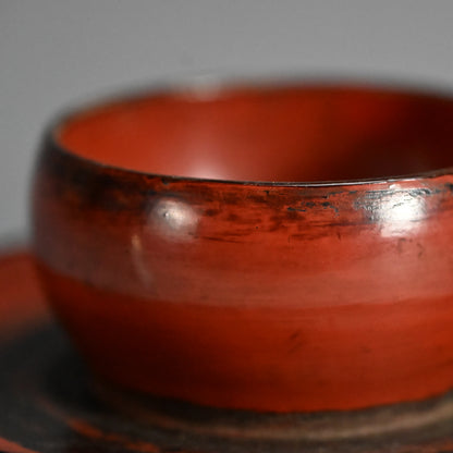 Muromachi period Negoro Lacquer Tenmoku Dai