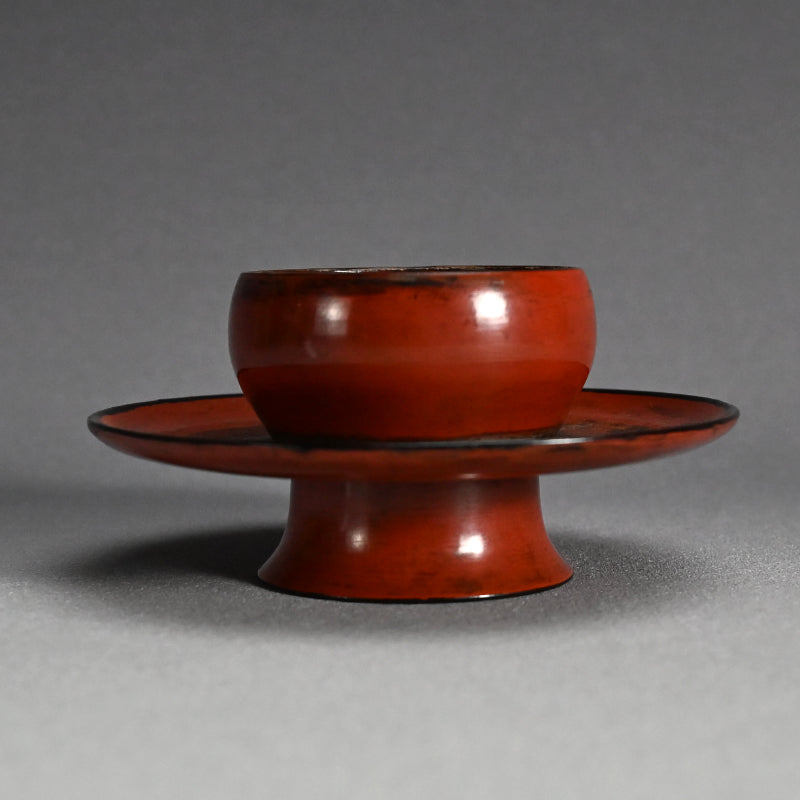 Muromachi period Negoro Lacquer Tenmoku Dai