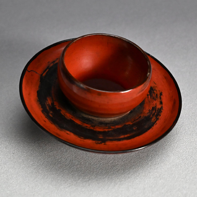Muromachi period Negoro Lacquer Tenmoku Dai
