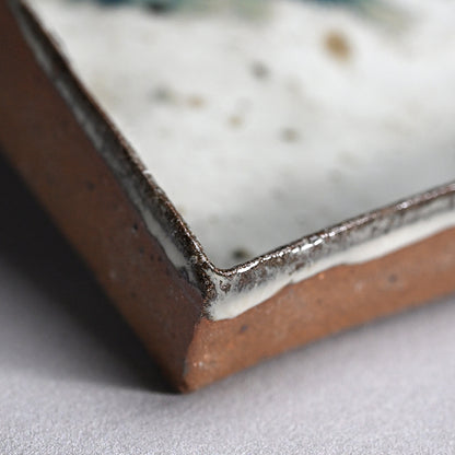 Chossen Karatsu Plate ー丸田 宗彦 “朝鮮唐津角皿”