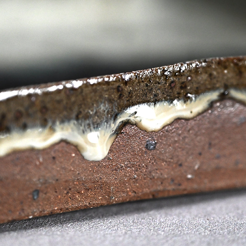 Chossen Karatsu Plate ー丸田 宗彦 “朝鮮唐津角皿”