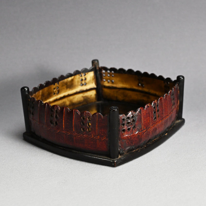 Tea Tray made from Re-purposed Yoroi Armor-parts