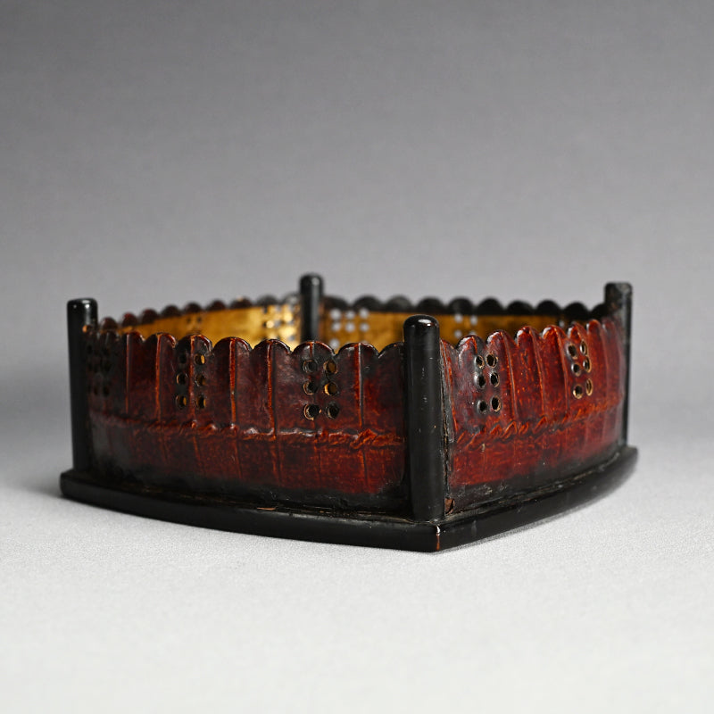Tea Tray made from Re-purposed Yoroi Armor-parts
