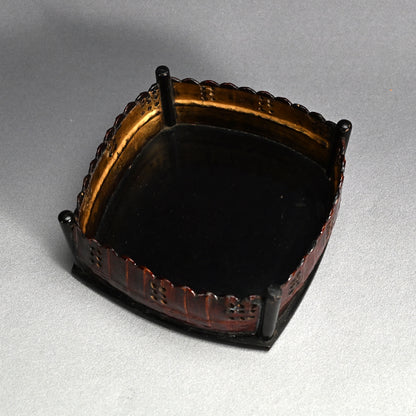 Tea Tray made from Re-purposed Yoroi Armor-parts
