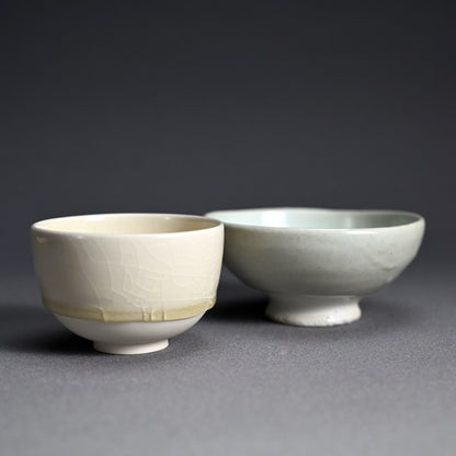 Boxed Maccha Tea Set & Scroll ー内田 鋼一 “花”