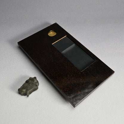 Antique Suzuri Bako Lacquer Cabinet w/ two drawers ー"小納戸硯筥"