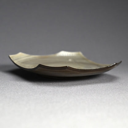 Unkaku-mon Plate Set ー十三代 横石 臥牛 “現川雲龍文 隅切皿”