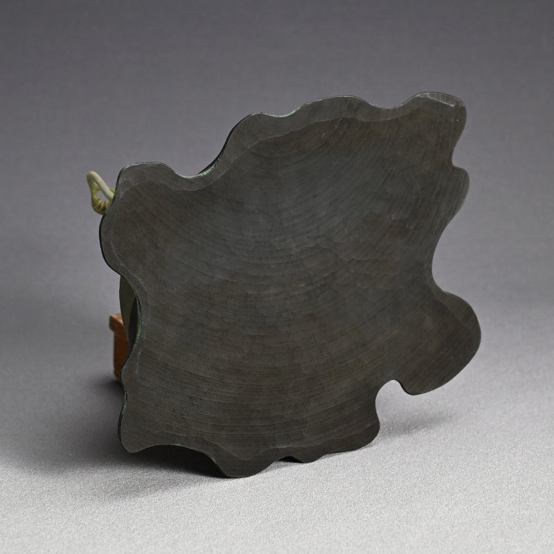 Exquisite Carved Wooden Sculpture, Gecko ー神保 雅 “守宮”
