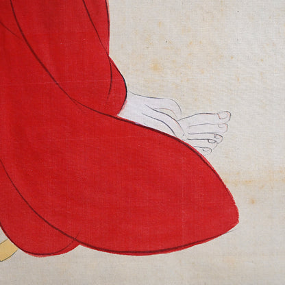 Children at Play, Taisho p. Japanese Scroll ー野添 平米 “遊童”