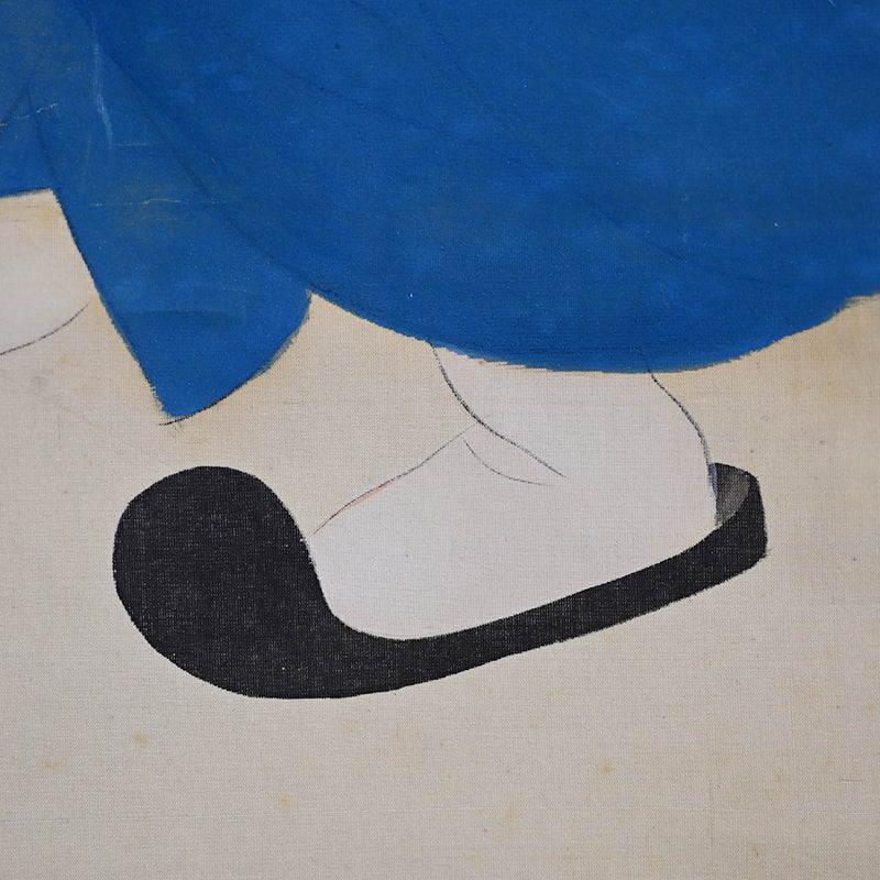 Children at Play, Taisho p. Japanese Scroll ー野添 平米 “遊童”