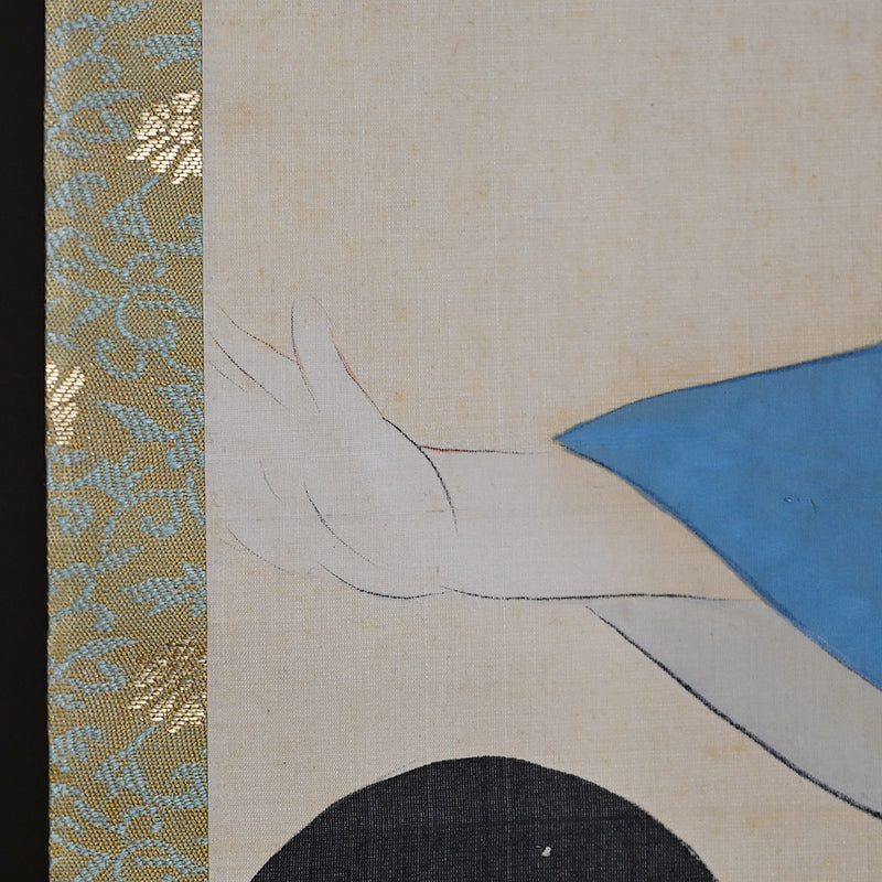 Children at Play, Taisho p. Japanese Scroll ー野添 平米 “遊童”