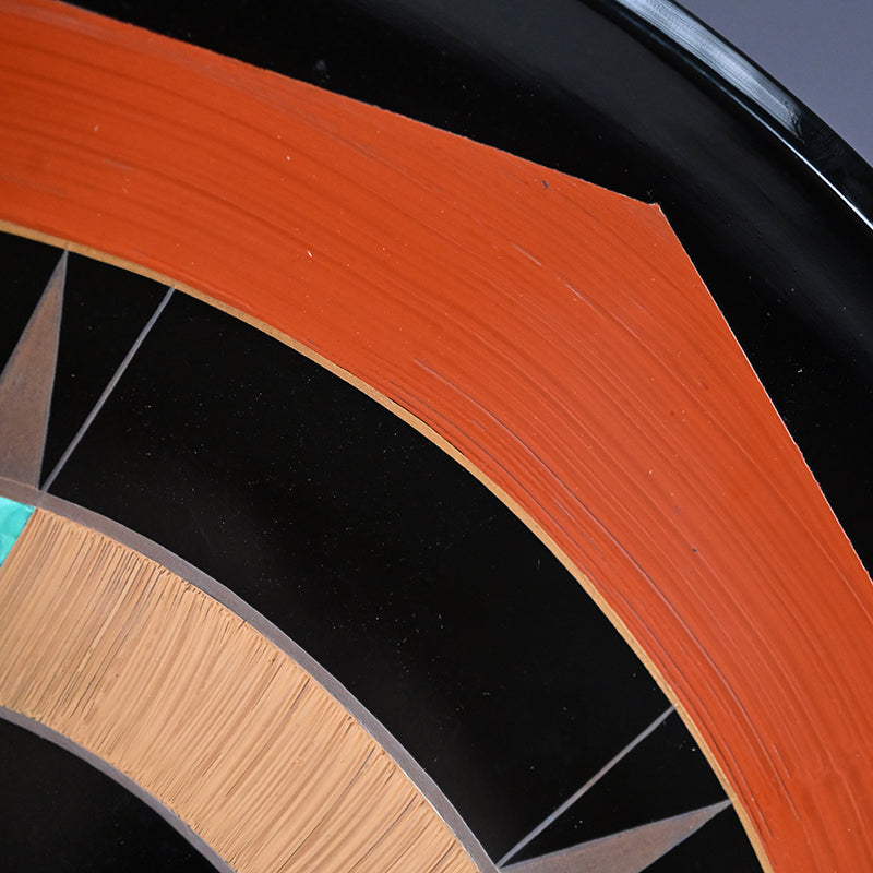 Modernist Design Lacquer Tray Saiko Kazaribon