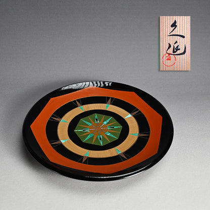 Modernist Design Lacquer Tray Saiko Kazaribon