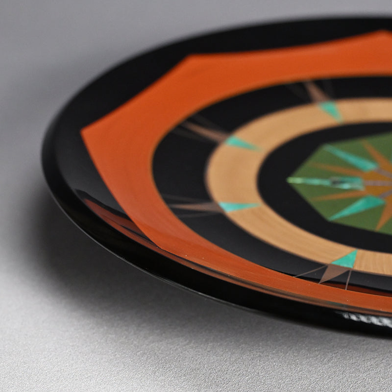 Modernist Design Lacquer Tray Saiko Kazaribon